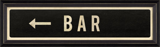 BAR with Left Arrow Sign