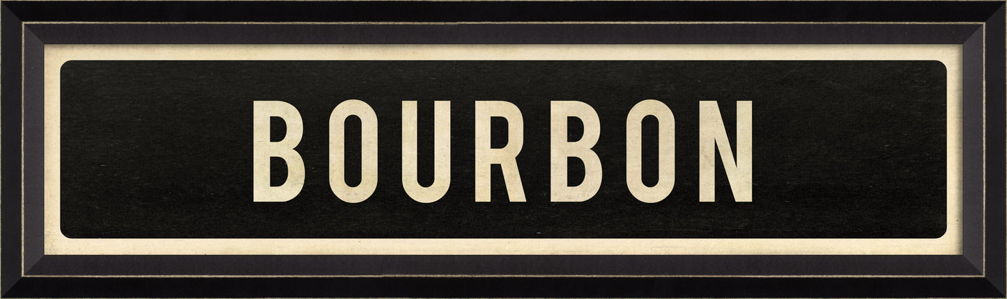 BOURBON Sign