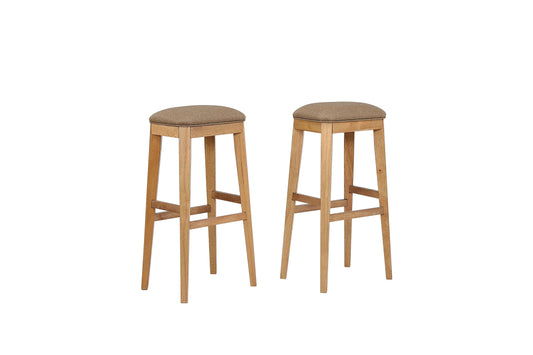 Logan's Edge 30" Saddle Stool, Natural