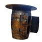Whiskey / Wine Barrel Double Door Cabinet