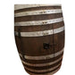 Whiskey / Wine Barrel Double Door Cabinet
