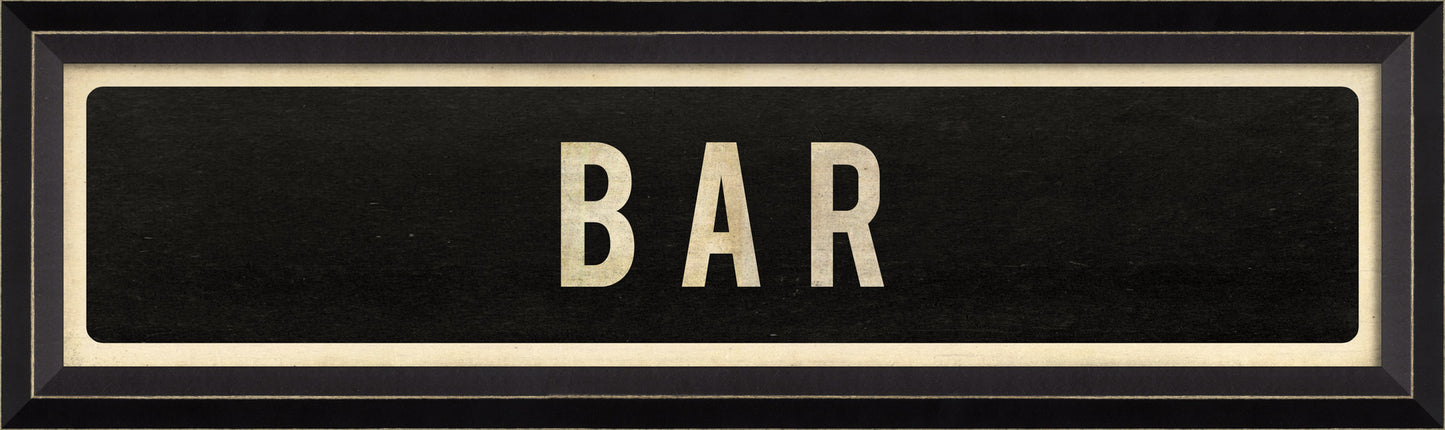 BAR Sign