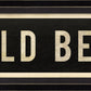 COLD BEER with Right Arrow Sign