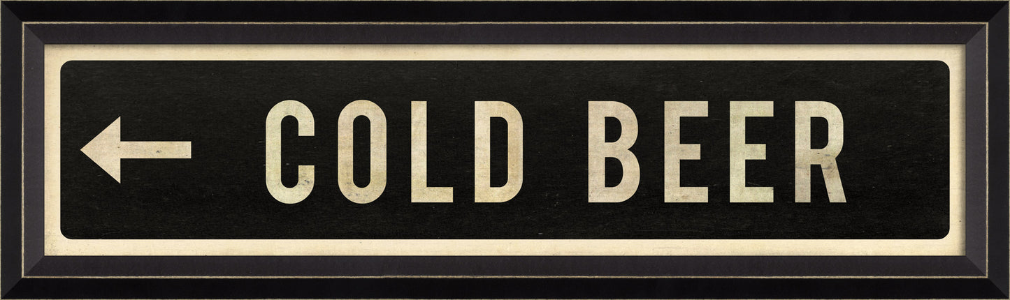 COLD BEER Sign