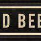 COLD BEER with Right Arrow Sign