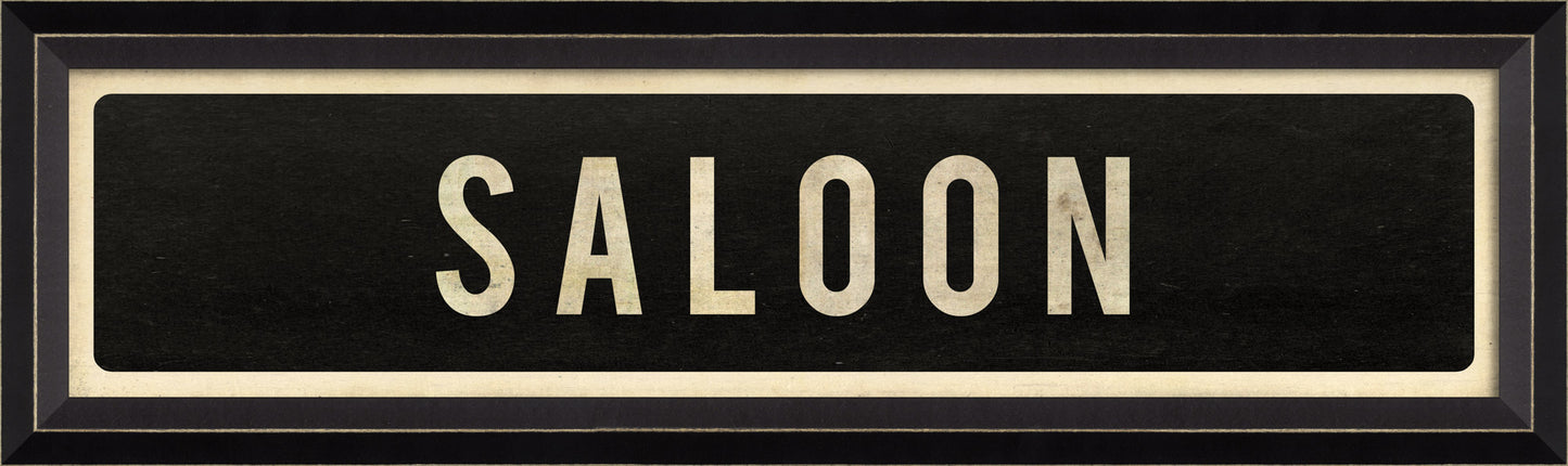 SALOON Sign