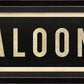 SALOON Sign With Right Arrow