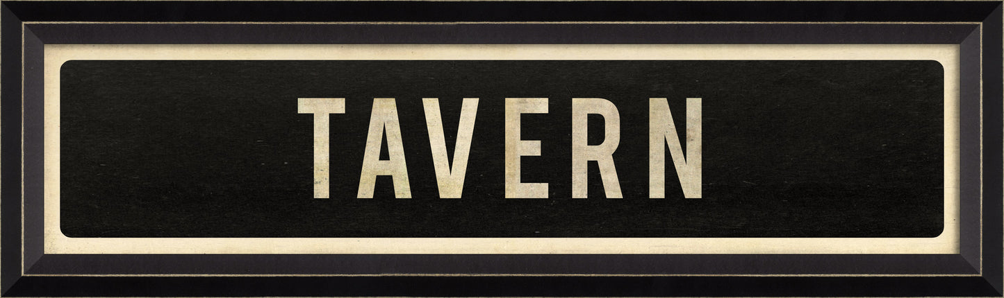 TAVERN Sign