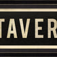TAVERN Sign with Left Arrow