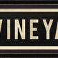 VINEYARD Sign with Left Arrow