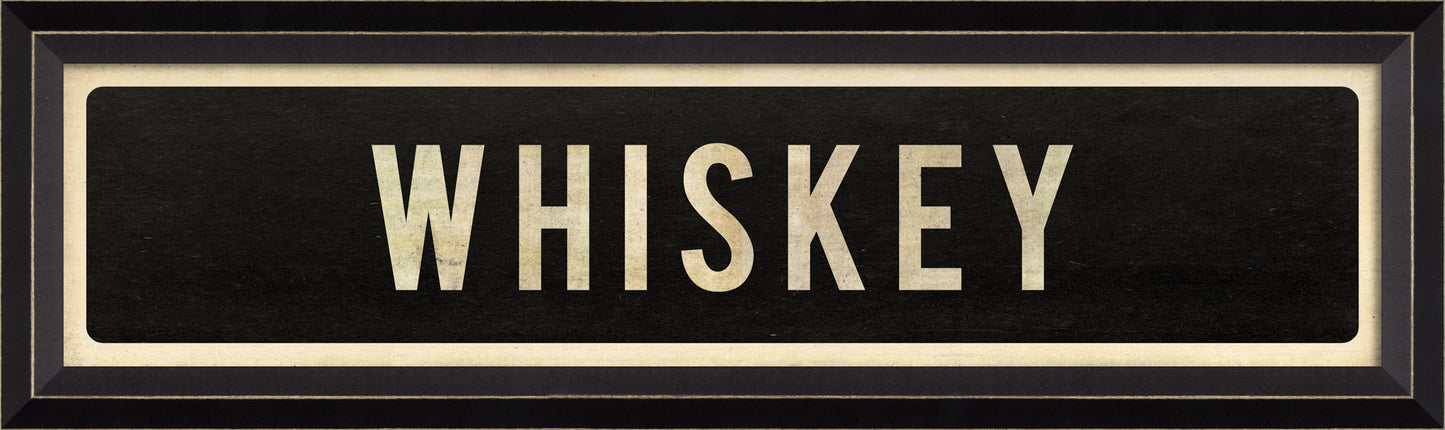 WHISKEY Sign