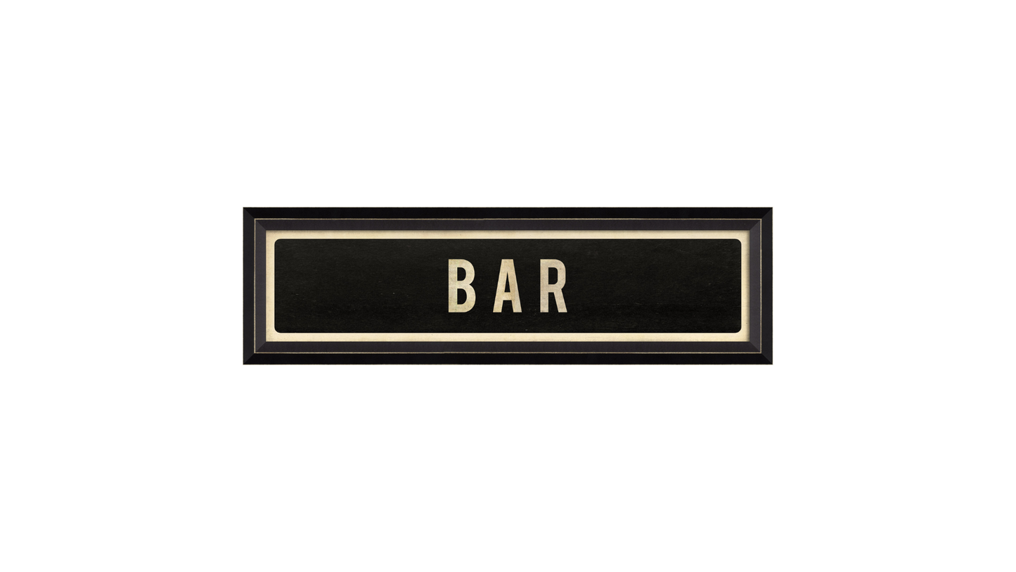 BAR Sign