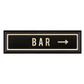 BAR with Right Arrow Sign