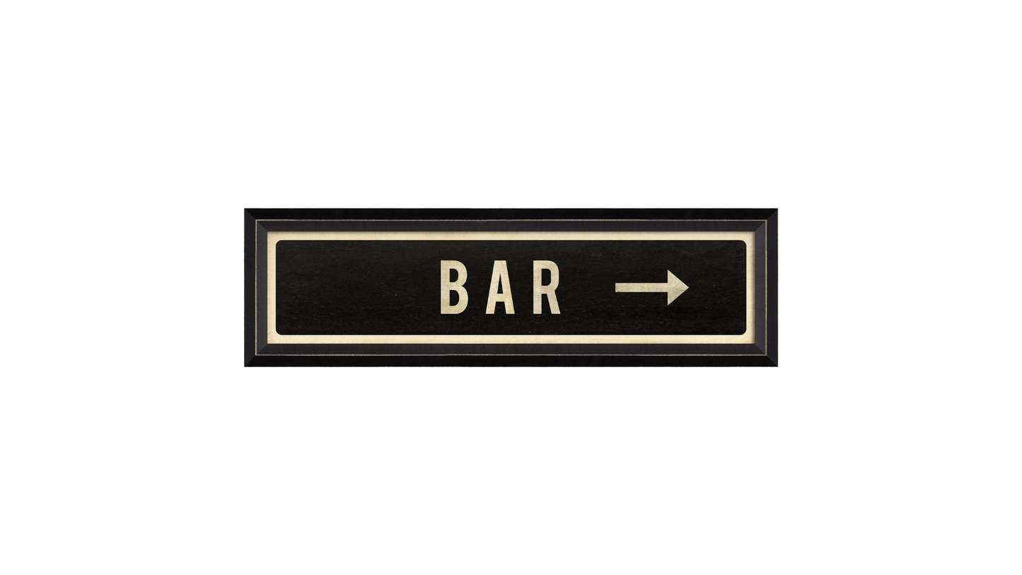 BAR with Right Arrow Sign