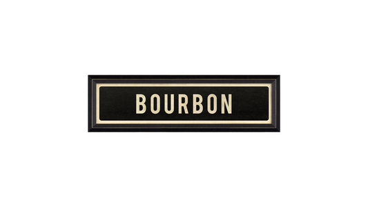 BOURBON Sign