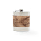 Brown Leather Quote Flasks