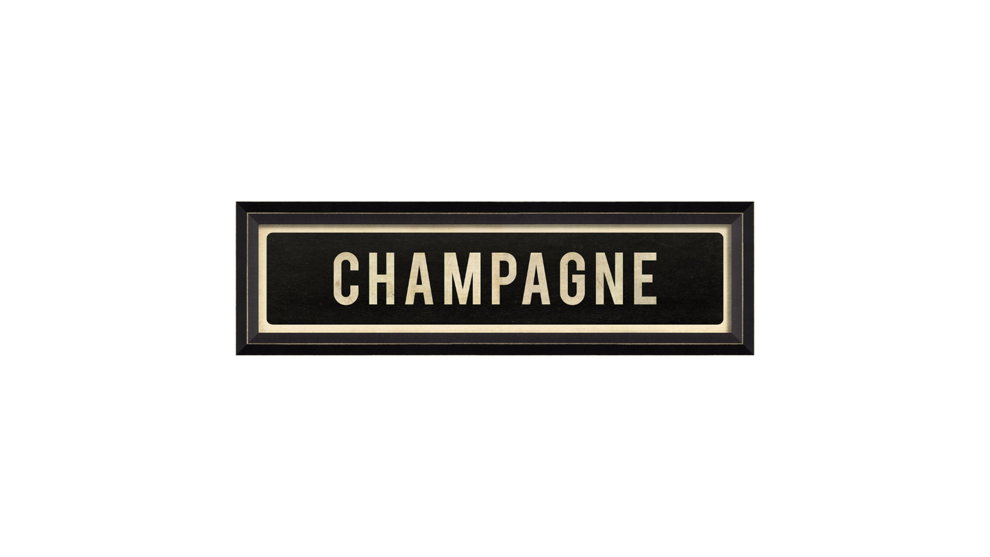 CHAMPAGNE Sign