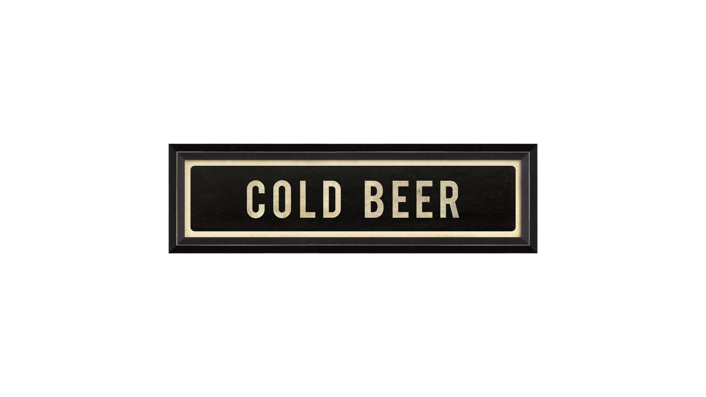 COLD BEER Sign