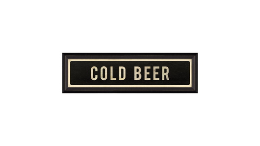 COLD BEER Sign