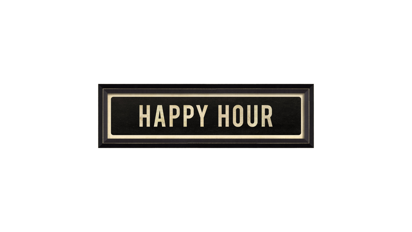 HAPPY HOUR Sign