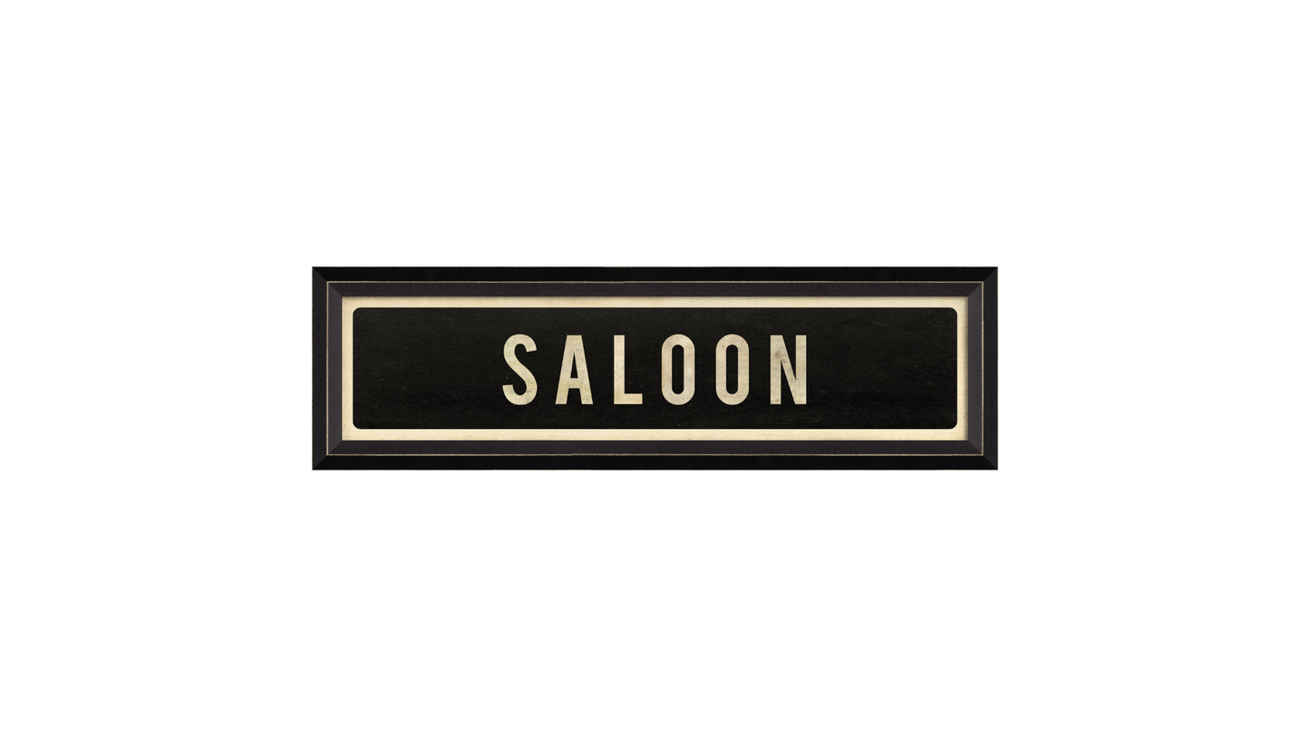 SALOON Sign