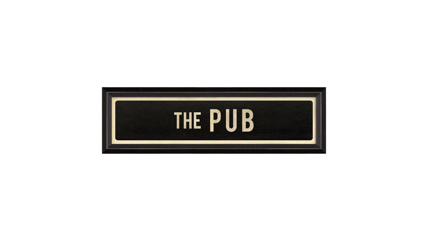 THE PUB Sign