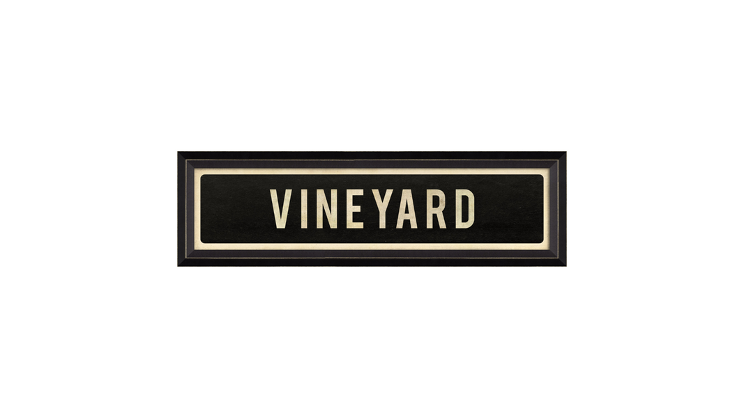 VINEYARD Sign