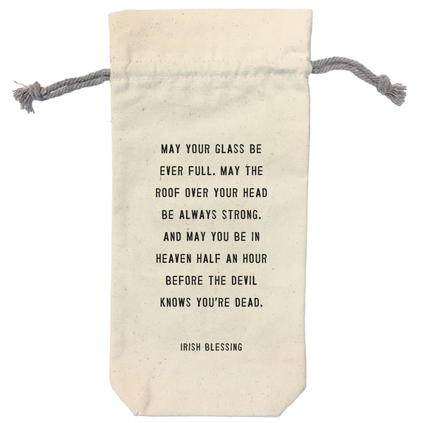 IRISH BLESSING - WINE BAG