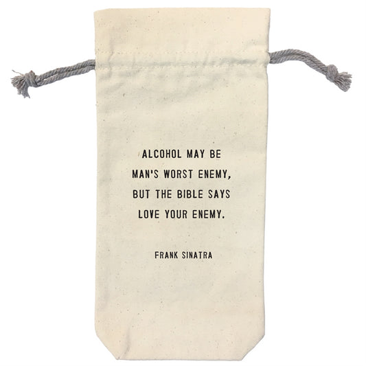 LOVE YOUR ENEMY - WINE BAG