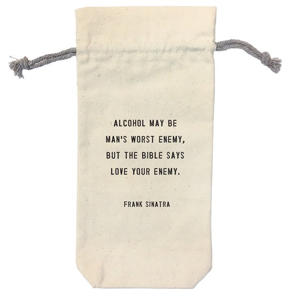 LOVE YOUR ENEMY - WINE BAG