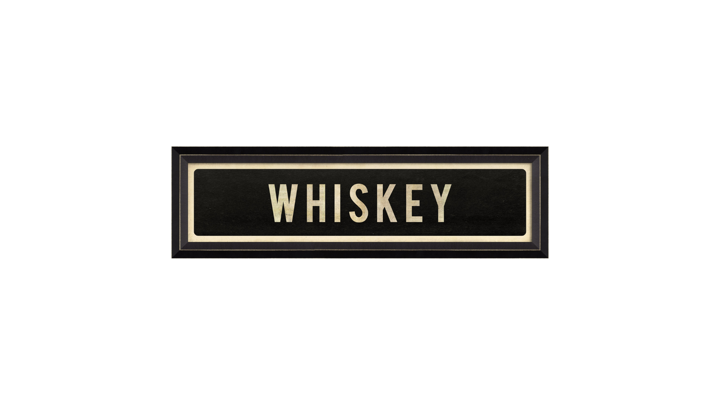 WHISKEY Sign