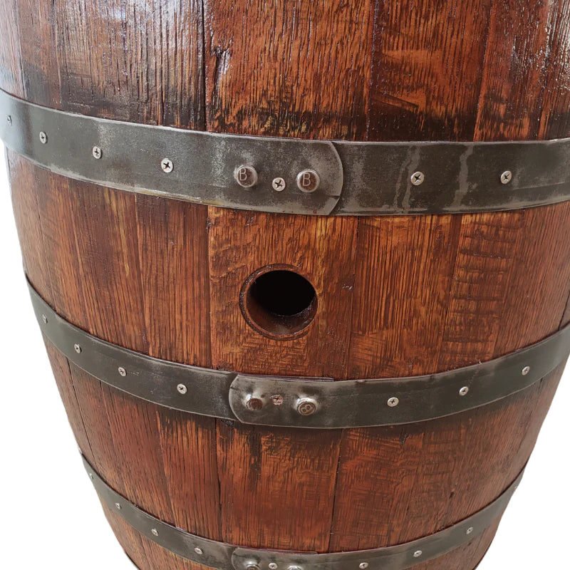 Whiskey / Wine Barrel Single Door Cabinet